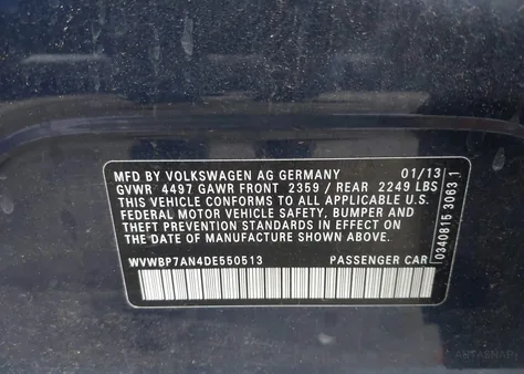 WVWBP7AN4DE550513